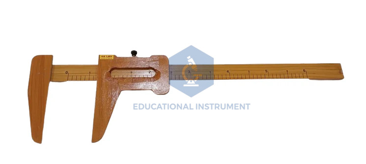 Vernier Caliper, Demonstration, Wooden